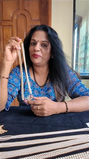 Shell perl മാല നിങ്ങൾക്കും വേണ്ടേ സെറ്റ് സാരിക്കൊപ്പം #jewellery #festivel #keralastyle #shortvideo