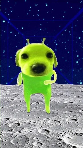 dancing ailen dog#meme#trend#trending