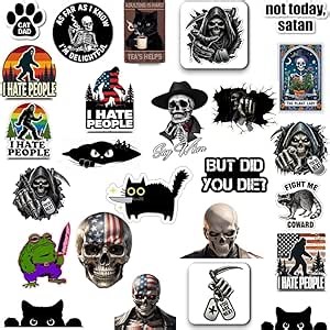 Alpacastore 200 PCS Stickers for Adults - Funny for Water Bottle, Laptop, Helmet, Cars, Tool Box, Cars - Blue Collar Stickers for Men, Waterproof 200 Styles