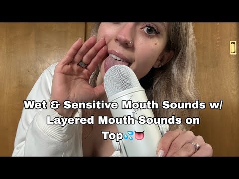 ASMR| Pure Wet Mouth Sounds with Layered Mouth Sounds on Top