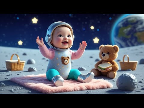 Teddy Bear’s Picnic on the Moon — Space Adventure Fun! + More | Kids Rhymes in English