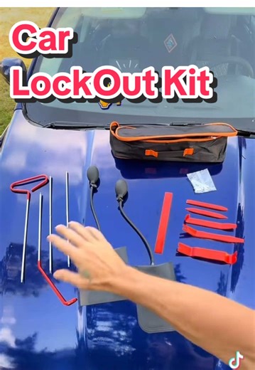 Criminals 🤣 get this vehicle lockout kit , you won’t freeze and nobody has to replace glass #lockout #vehiclelockoutkit #blacktiktok #cartheft