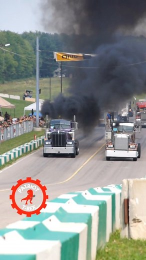 HAMMER DOWN! STEVE CARANO VS ARNOLD KNAGGS Kuhnle Motorsports Park #fyp #RACING #BIGRIG #DIESEL | Patriot T-Rex