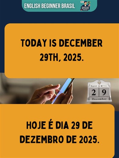 Today is December 29th, 2025. A lot has happened. right? What was your favorite moment of 2025? Qual foi seu momento favorito de 2025? #phrases #grammar #LanguageEnglish #momentsof2025 #englishbeginnerbrasil DIÁRIO DO INGLÊS - Transformando o inglês em hábito rumo a fluência.