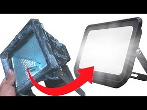 How I Changed My Old Halogen Reflector Into A Powerful LED
