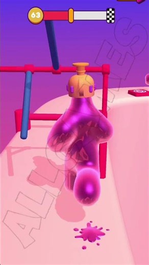 blob runner lvl 63 gameplay all games #shorts #blobrunner #allgames #viralvideo