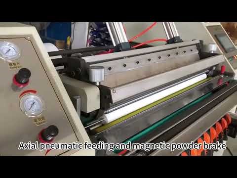 Pos Automatic ATM Receipt Thermal Paper Roll Cutting Slitter Making Machine