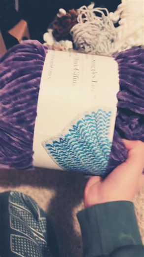 Restock yarn!! Yarn: Loops and thread sweet snuggles lite color Meadow Violet ‪@michaels‬ #crochet pt2