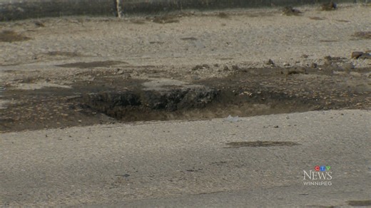 The current pothole situation in Winnipeg