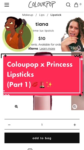 Disney Princess Lipstick Collection by Colourpop | Part 1