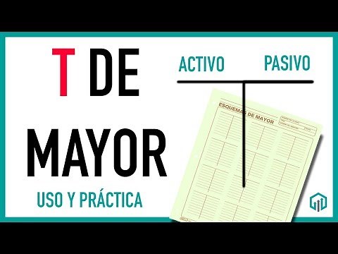 LA T DE MAYOR - USO, PRÁCTICA Y EJEMPLOS - CONTABILIDAD BÁSICA