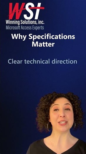 Why Specifications Matter