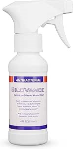 SiloVance Antibacterial Wound Wash Spray with Silver Nano Techology 4 FL Oz | Gentle & Easy Appy Wound Spray - Wound Cleanser Spray For Abrasions, Ulcers & Burns - Antimicrobial Silver