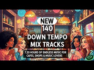 Vocal Downtempo Mix ☕ | Relaxing 7 Hours Background Music for Cafés, Shops and Study | Hitstify