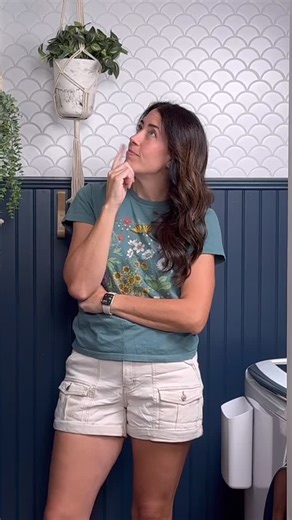 I repainted our laundry room on a whim… and now I can’t stop staring at it. 😍 The navy was fine, but in this small space it just felt heavy - and it clashed with the teal dining room built-ins you can see from the living room. A few lighter paint samples from @Samplize later, I had my winner (Rainwashed 😍) and now it feels brighter, bigger, and like it actually belongs with the rest of the house. Sometimes “just because” is reason enough to change a room. But right now, all Samplize samples ar