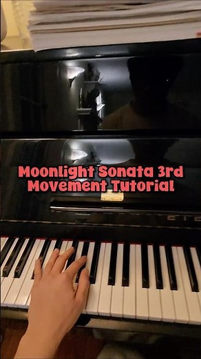 Moonlight Sonata 3rd Movement by Beethoven EASY Tutorial