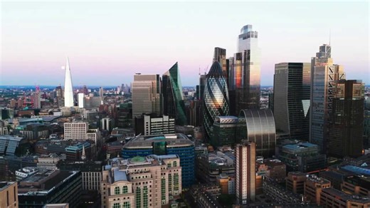 The Gherkin, London: Drone views of neo-futuristic brilliance