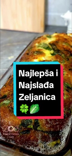 Pozdrav, Rešila sam da ponovim video za najmekšu gibanicu koji se pokazao kao veliki uspeh i gibanica je bila toliko prelepa da sam je pravila tri puta za redom,ali ovaj put je sa zeljem.Mi obožavamo zelje tako da neće nam ovaj period đakonija sa zeljem teško pasti :) U videu je korišćeno: -5 jaja -2 kašike kiselog mleka -2 kašike sira -malo ulja -malo mleka -kasika i po brašna -jedan prašak za pecivo -150 gr seckanih kora - 10ak listova zelja Iseckati i pomešati sa kašikom sira Peći 30 minuta n