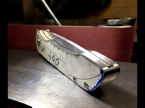How to Make a Folding Knife #8 Profiling tips and tricks