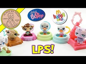 Littlest Pet Shop McDonald's 2008 Happy Meal Fast Food Toy Review