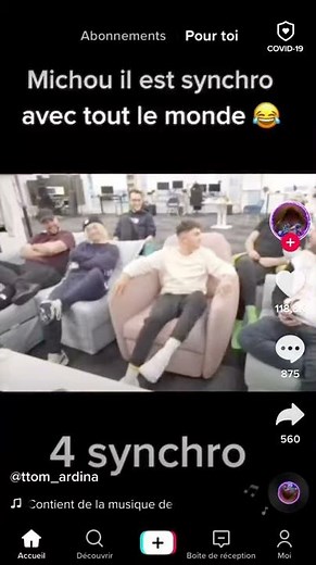 Michou est synchro avec tout le monde (nouveau TikTok)
