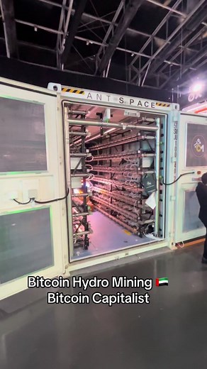 Bitcoin hydromining container in Dubai, UAE #bitmain #antspace #bitcoin #dubai #bitcoindubai #bitcoinuae #cryptomining #cryptominers #minebitcoin #blockchainlife