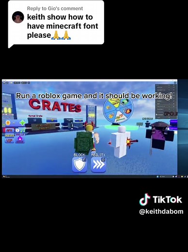 How to Get Minecraft Font in Roblox - Tutorial