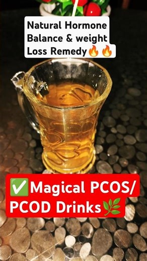 ✅ Magical PCOS/PCOD DRINK 🌿Natural Hormone Balence & weight Loss Remedy🔥🔥#shortsfeed