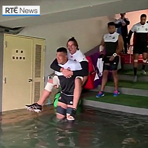 195K views · 847 reactions | Japan's rugby team braved high waters...
