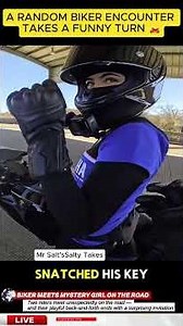 He Met a Girl Biker… Then THIS Happened 😂🏍️‪@Unknownriderr__‬