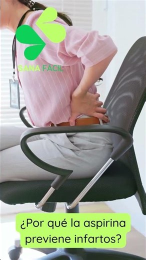 ¿Por qué aspirina previene infartos?