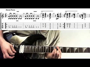 HOCUS POCUS Focus Guitar Lesson Main Riff With Tab Learn Riffs Now 🤓🤘
