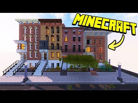 BOSTON Brownstones: Historical Architecture Through MODDED Minecraft