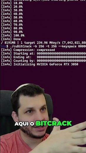 Bitcoin Key na Mão! Bitcrack Acelera e Revela Segredo! #shorts