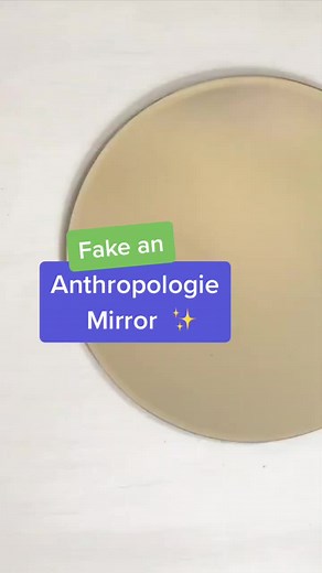 Fake a high-end mirror with one from the Dollar Store! ✨ #TikTokPartner #LearnOnTikTok #SummerDIY #SummerProject #HomeDecor