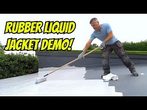 WATERPROOFING A FLAT ROOF WITH LIQUID RUBBER MEMBRANE | ‪@3csealants‬