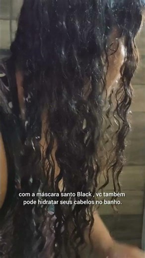 Nutrição capilar que transforma no banho#embellezedossonhos #embelleze #novex #santoblack #blogueira
