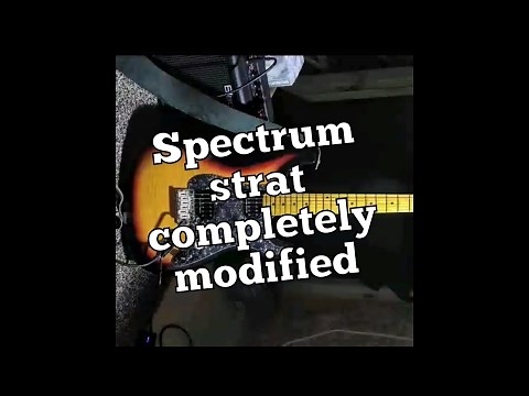 How I transformed a cheap Spectrum strat copy to an amazing sounding very gig worthy guitar!
