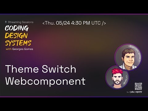 Coding Design Systems - ep19 - Using an external Web Component Theme Switch in your design system