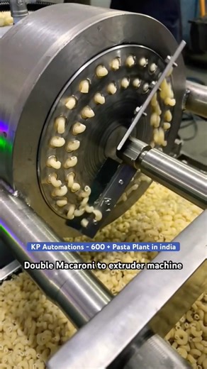 Inside a Double Macaroni Extruder Machine – Pasta Made in Seconds! 🍝🏭