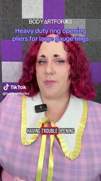 Easily Open Large Gauge Piercing Jewelry Rings