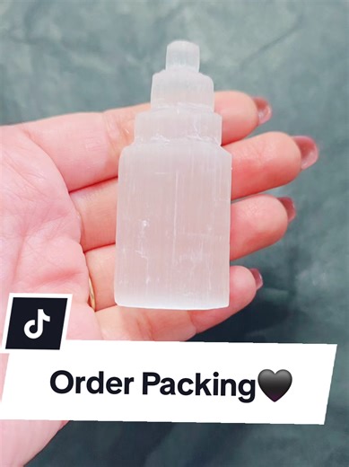 Order packing these beauty's 😍🖤 We hope you enjoy ❤️🥰 #crystalshop #fyp #spiritual #crystaltok #crystalbusiness