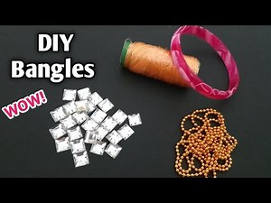 Thread Bangles Making New Model | Silk thread bangles | Silk thread jewellery making