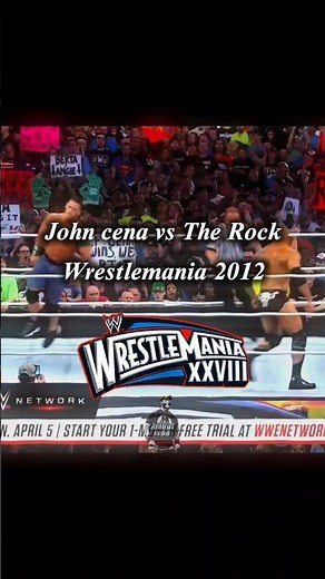 John Cena's revenge on The Rock at WrestleMania 2013 🔥😈 #wwe #johncena #edit#wwefan#therock #shorts