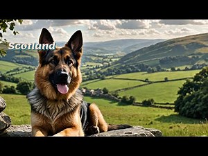Scottish Countryside Through a German Shepherd's Eyes