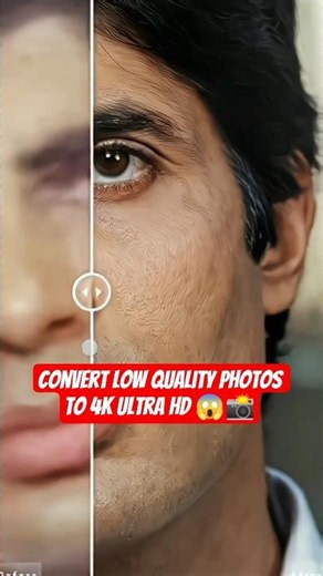 Convert Low Quality Photos to 4K Ultra HD 😱📸