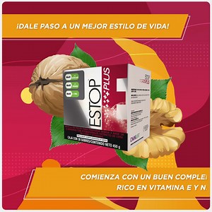 No puede faltar en tu dia a dia Stop Plus, con vitamina E y Niacina contribuye a la proteccion de las celulas del daño oxidativo. Consiguelo con un empresario independiente Omnilife, en tu tienda mas cercana o haz cic aqui 👉https://portal.omnilife.com/productos/estop-plus-1675700 | Omnilife Ecuador