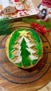 🎄Holiday stencils! Using my own handmade parchment paper stencils and vibrant green rice flour to bring festive cheer to my Christmas sourdough bread - zero waste, endless charm! 🎄🍞 🎄 Homemade Classic Sourdough Bread: where tangy meets tradition. 🍞 Main Dough: 500g all purpose flour (unbleached ) 100g sourdough starter. 350 g warm water 10g salt Method: 1. Combine flour, water and salt ( rest for 1 hour) 2. Add Active sourdough starter ( rest for 40 minutes) 3. Stretch and fold every 40 min