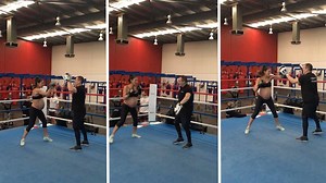 1.4K views | Watch this boxing-mad mum-to-be prove she is still fighting fit at nine months pregnant – by taking to the ring with her huge bump proudly on show. | Storytrender | Facebook