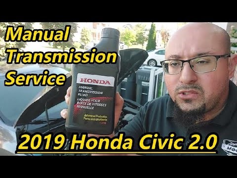 2019 Honda Civic 2.0 - Manual Transmission Fluid Service